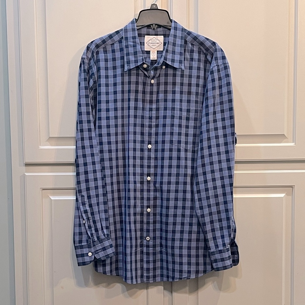 Men’s Plaid Classic Fit Dress Shirt - XL